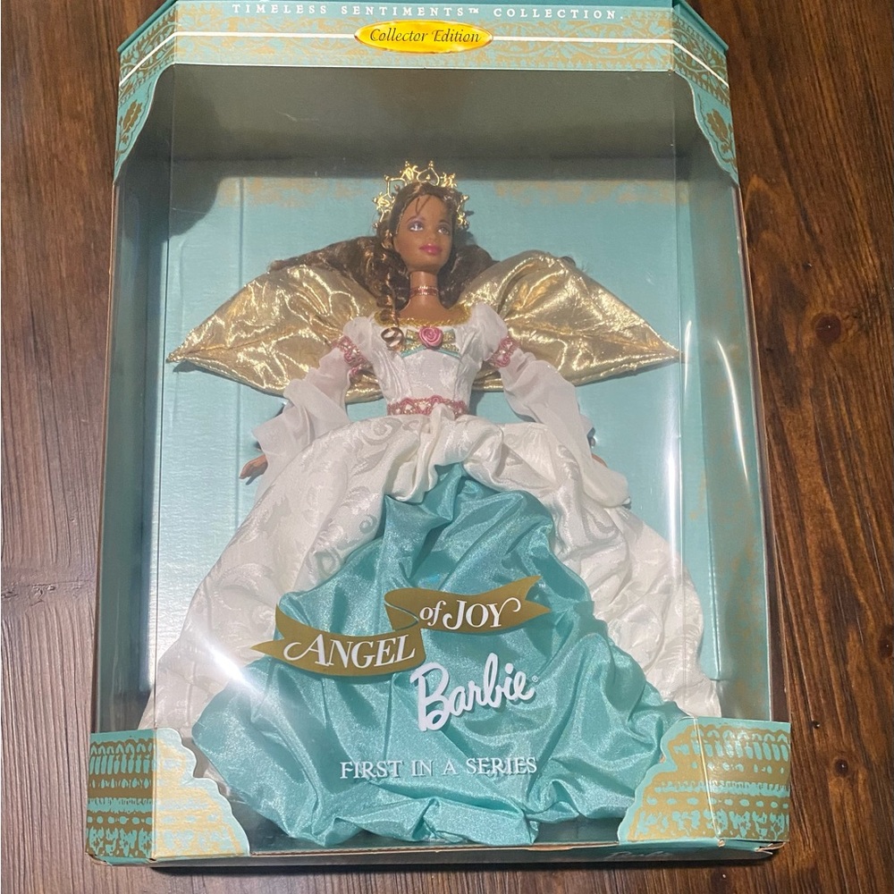 1998 Collector Edition African American Angel of Joy Barbie Doll (box damage)